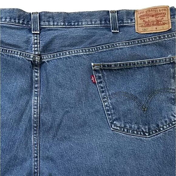 LEVI'S 550 Vintage Relaxed Fit Straight Leg Jeans - Picture 7 of 8